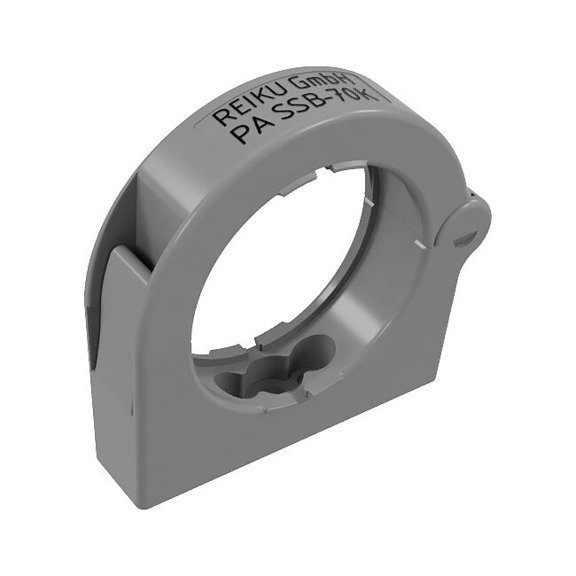 Reiku Gripping Clamp, 2.750in, Black, Polyamide 6 PASSB-70K