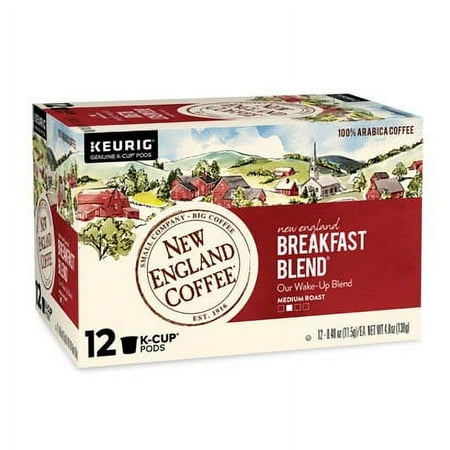 Reily Foods New England Coffee Keurig Hot Coffee, 12 ea