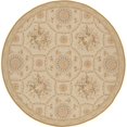thumbnail image 1 of Reims Flat Woven Round Area Rug - Ivory & Gold - 8 x 8 ft., 1 of 1