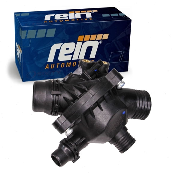 Rein Coolant Thermostat Housing compatible with BMW 335is 3.0L L6 2011-2013