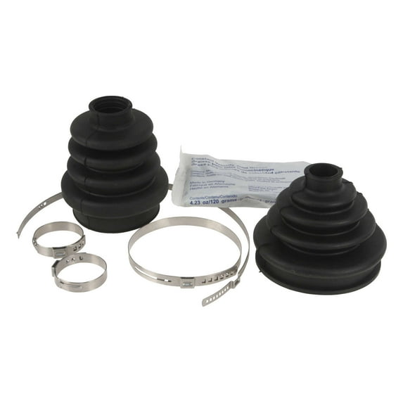 Rein w/ Clamps & Grease CV Boot Kit, (Inner + Outer Boot)