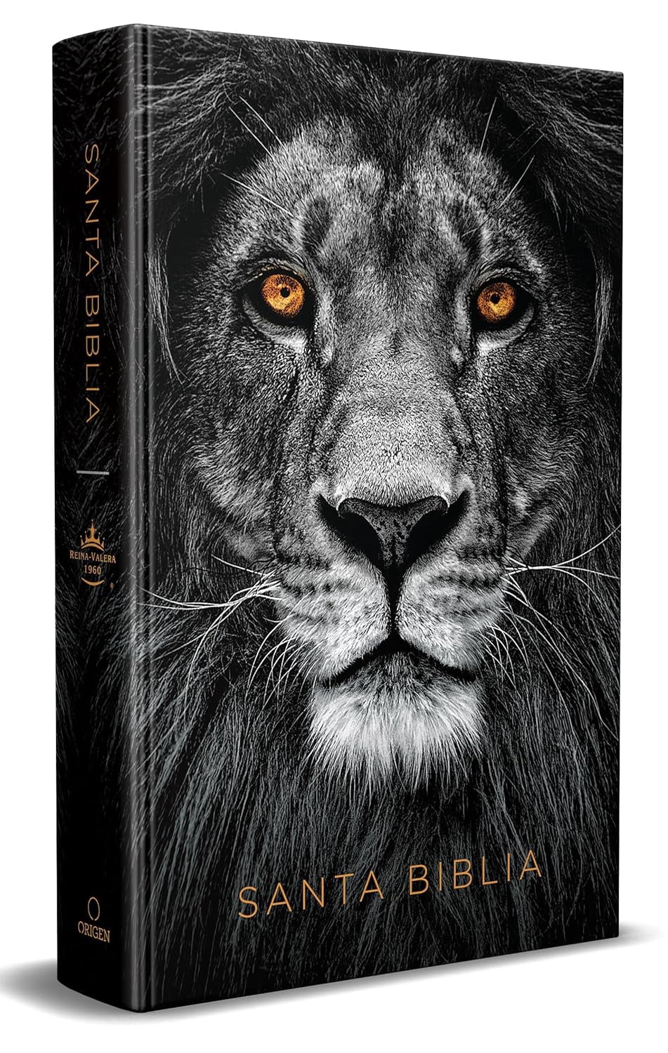 Reina Valera 1960 Large Print Hardcover Bible with Lion of Judah, Manual Size