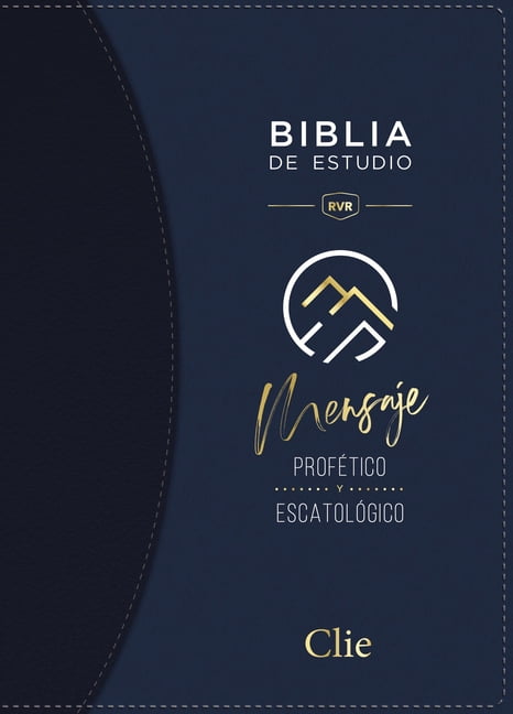 Reina Valera Revisada Biblia de Estudio del Mensaje Proftico Y Escatolgico, Leathersoft, Azul, Interior a DOS Colores (Other)