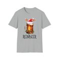 thumbnail image 1 of Reinbeer Funny Drinking, Gildan Unisex Softstyle Shirt, Graphic Tee, S-3XL, 1 of 3