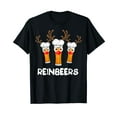 thumbnail image 1 of Reinbeers Funny Reindeer Beer Christmas Drinking Xmas Gift T-Shirt, 1 of 5