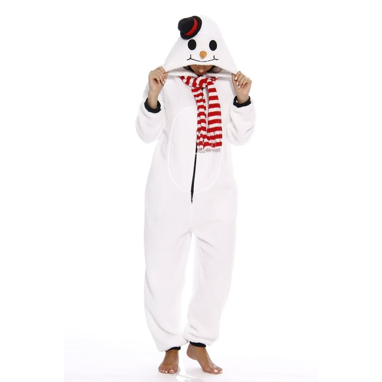 Reindeer Adult Onesie Snowman Large Walmart