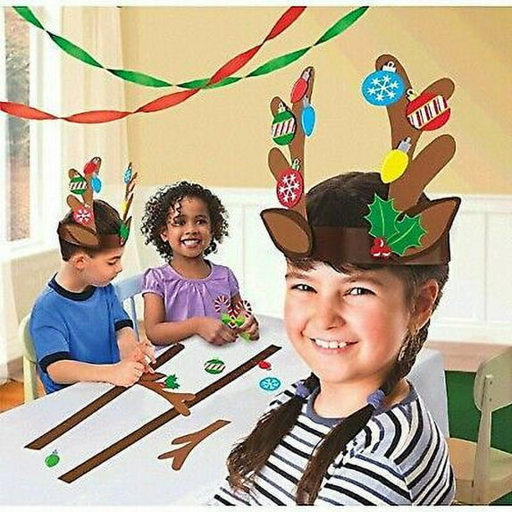 Reindeer Antler Craft Kit - 40 Pieces - Great for Christmas