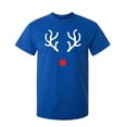 thumbnail image 1 of Reindeer Antlers Novelty Humor Graphic Tees Men Animal Lover Hilarious Funny SarcasticT Shirt, 1 of 5