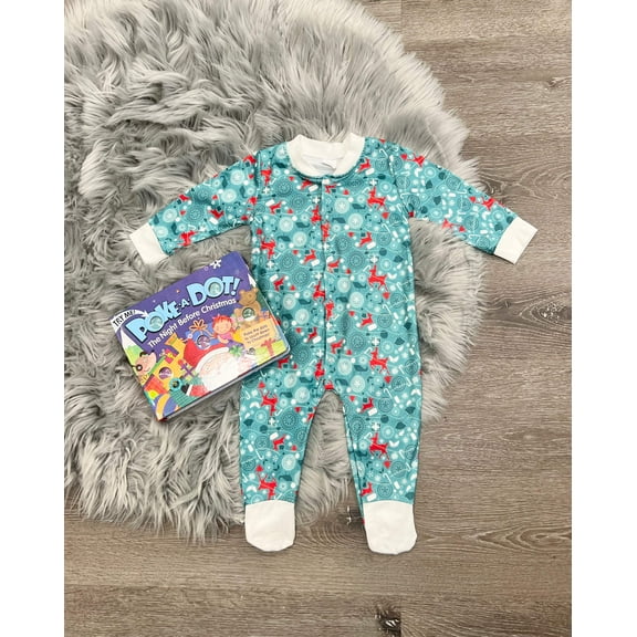 Reindeer Button-Up Jammy