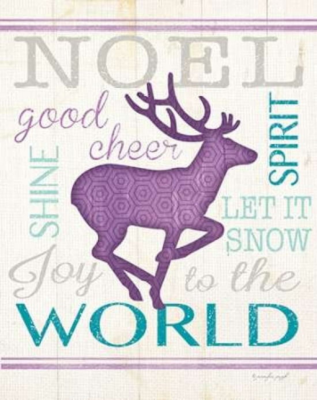 Reindeer Canvas Art - Jennifer Pugh (22 x 28)