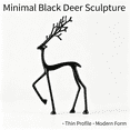 thumbnail image 1 of Reindeer Christmas Decorations, Christmas Deer Figurine Ornament, Exquisite Deer Statue for Wine Cabinet Living Room TV Stand, Christmas Table Decor Gifts by MPOISVA, 1 of 8