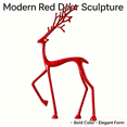 thumbnail image 1 of Reindeer Christmas Decorations, Christmas Deer Figurine Ornament, Exquisite Deer Statue for Wine Cabinet Living Room TV Stand, Christmas Table Decor Gifts by MPOISVA, 1 of 8