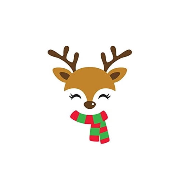 Reindeer Christmas Edible Image Cake Topper For Quarter Sheet Cake By TNCT