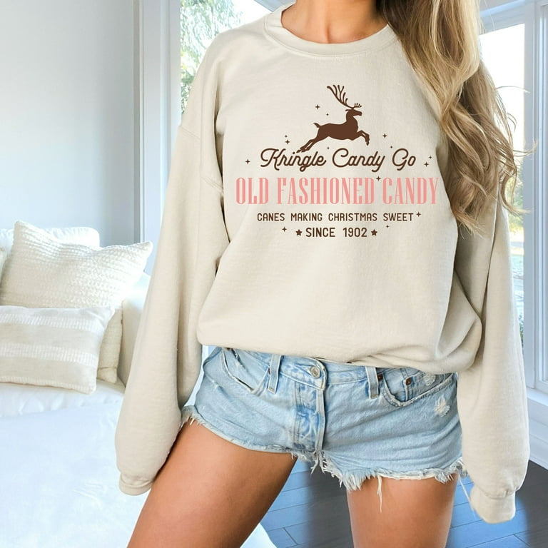 Reindeer Christmas Sweatshirt Christmas Sweater 2023 Christmas