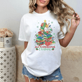 thumbnail image 1 of Reindeer Christmas T-Shirt | Funny Book Tree Graphic Tee | Holiday Reading Top, 1 of 7