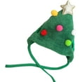 thumbnail image 1 of Reindeer Christmas Tree Headwear Hat for Pet Decorations Reindeer Star Pompoms Christmas Dog Headwear Photo Props, 1 of 14