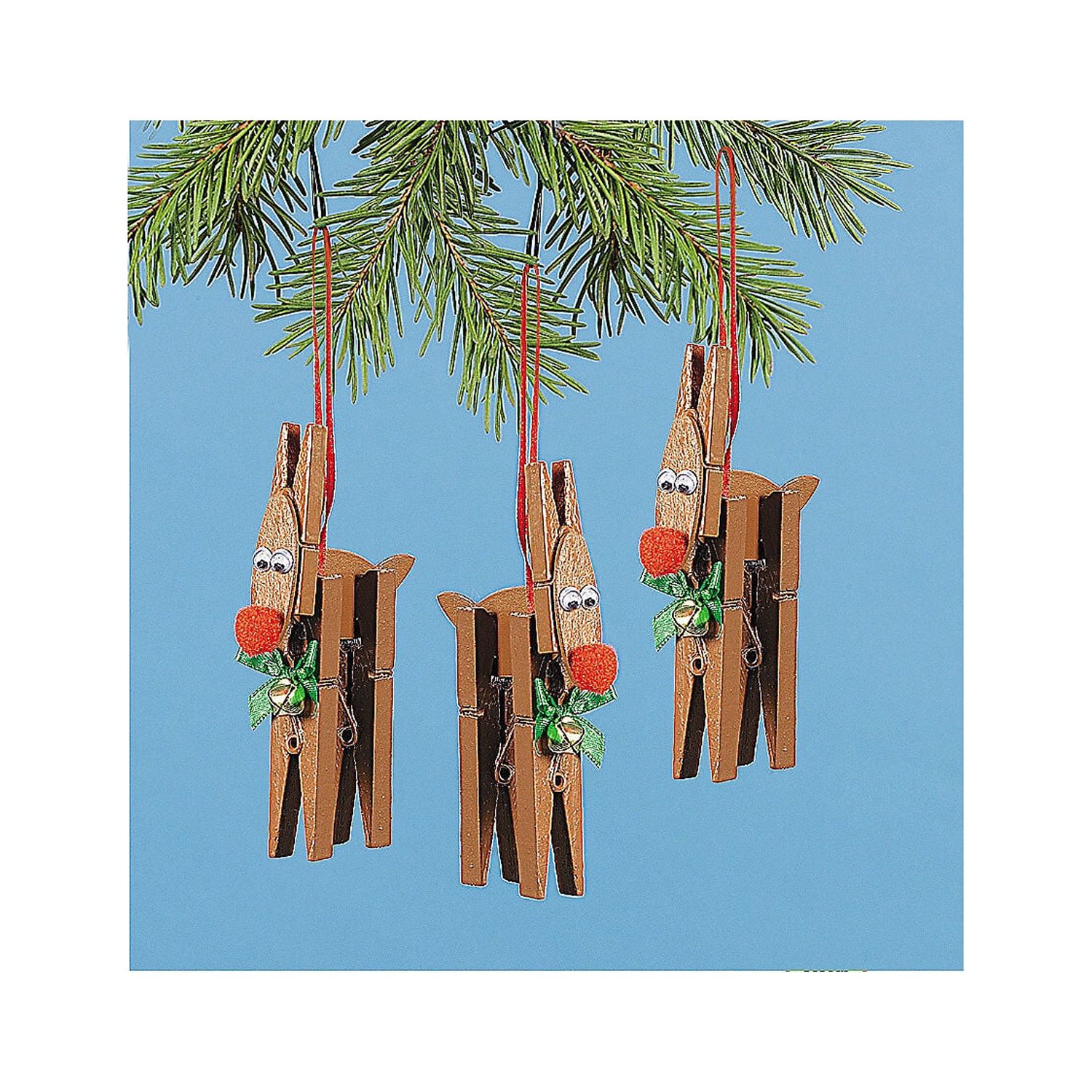 Clothespin Christmas Ornament Kits 