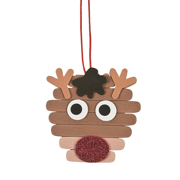 Arts and Crafts for Kids Ages 2-4 Christmas Ornament PlushToy Retro Deer  Christmas Ornament Milu Deer Arts and Crafts for Kids Ages 3-5 Under 10 (B
