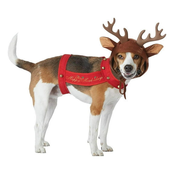 California Costumes Reindeer Dog Pet Christmas Holiday Costume Unisex