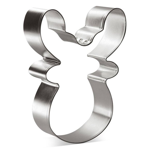 Reindeer Face Cookie Cutter 3.75 in B1582 - Foose Cookie Cutters - USA Tin Plate Steel