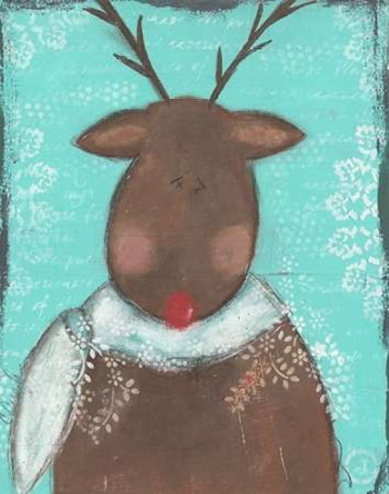Reindeer I Canvas Art - Cassandra Cushman (22 x 28)