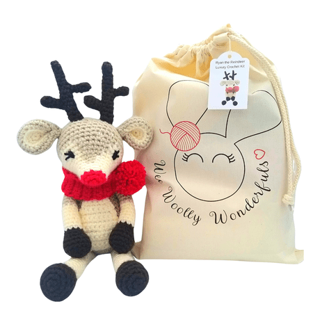 Reindeer Luxury Christmas Crochet Kit