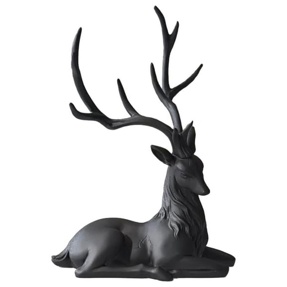 Reindeer Ornaments Decoration for Bedroom Craft Model Sitting