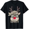 thumbnail image 1 of Reindeer Rudolph Merry Noel Festive Camo T-Shirt, 1 of 4