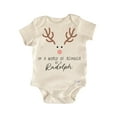 thumbnail image 1 of Reindeer Rudolph Newborn Baby Bodysuit, 1 of 6