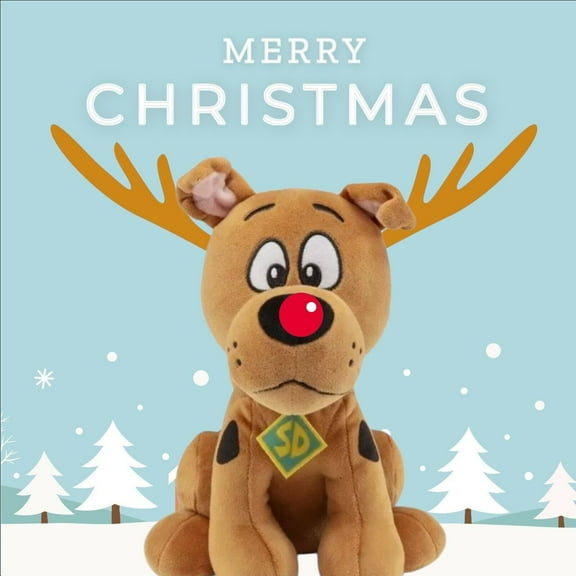 Reindeer Scooby Doo Brown Dog 12 High Quality Plush Soft Stuffed Doll Holiday