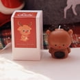 thumbnail image 1 of Reindeer Shaped Scented Christmas Candles for Home Decor, Festive Aromatherapy Wax Candles with Gift Box for Holiday Parties, 1 of 5