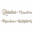 thumbnail image 1 of Reindeer Sign Unfinished Wood Cutout Home Decor DIY Option 1- 30" Wide / 1/2", 1 of 3