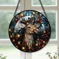 thumbnail image 1 of Reindeer Stained Glass Suncatcher, Reindeer Christmas, Reindeer Stained Glass Decor, Hanging Ornament for Christmas, Christmas Womens Gifts for Birthday pJh3G2, 1 of 5
