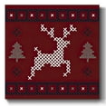thumbnail image 1 of Reindeer Sweater- Gallery Wrapped Canvas, 1 of 9