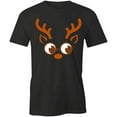 thumbnail image 1 of Reindeer T-Shirt | White Tee Gift, 1 of 5