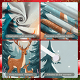 thumbnail image 1 of Reindeer Theme Merry Christmas Banner for Holiday Celebration Winter Event Family Gathering, 1 of 7