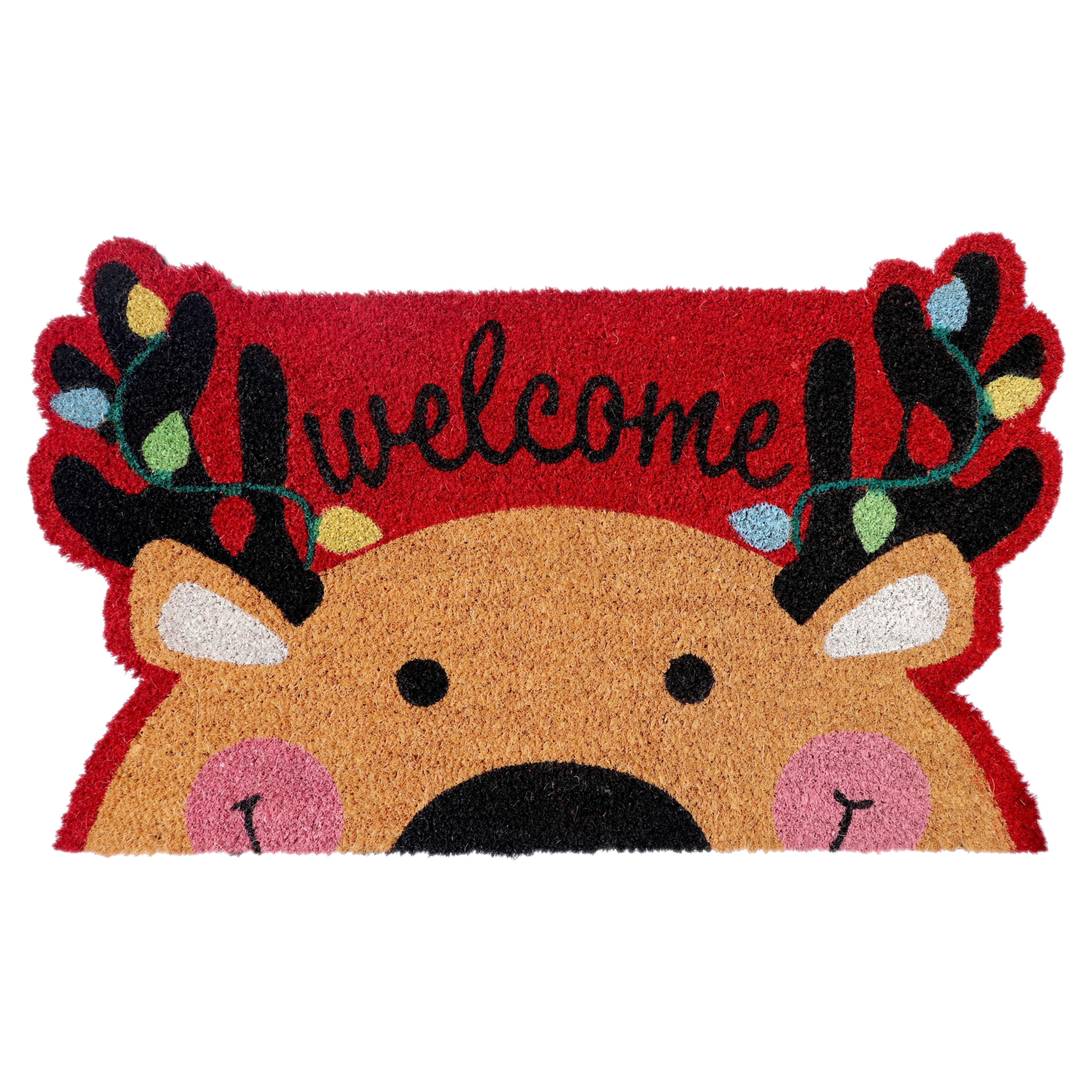 Greyhound Merry Christmas Doormat - Pet Welcome Mats - Outdoor Decor -  Furlidays