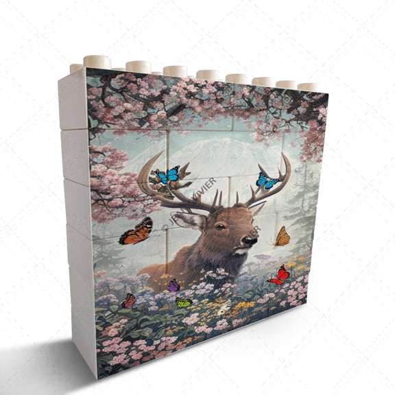 Reindeer Wildlife Novelty Decorative Sign/Plaque for Bedroom Living Room Kitchen Bathroom Cafes Club Pub Desk Shelf Decor,Birthday Christmas Housewarming Gift,Gifts for Friends