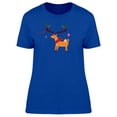 thumbnail image 1 of Reindeer With Ornaments T-Shirt Women -Image by Shutterstock, Female XX-Large, 1 of 2