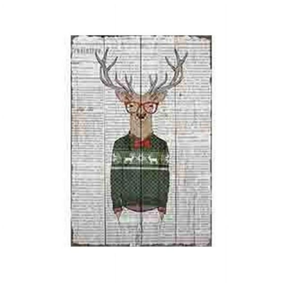 Reindeer Wooden Sign Wall Decor