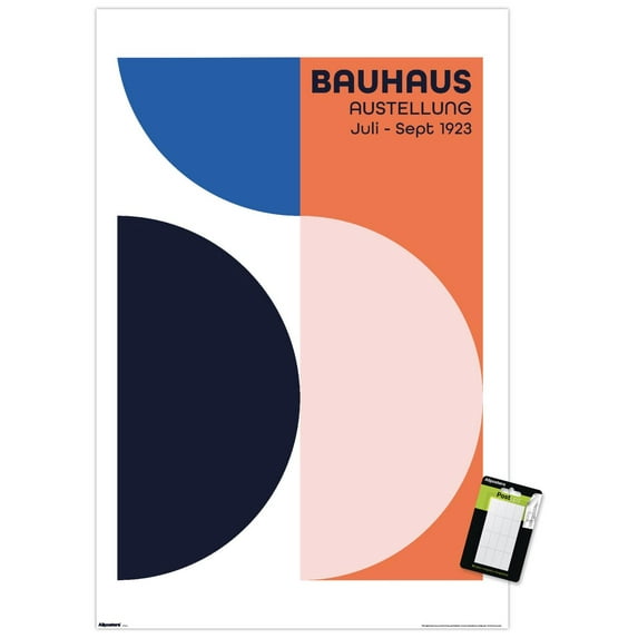 Reinders: Bauhaus - Roundings Wall Poster, 14.725" x 22.375"