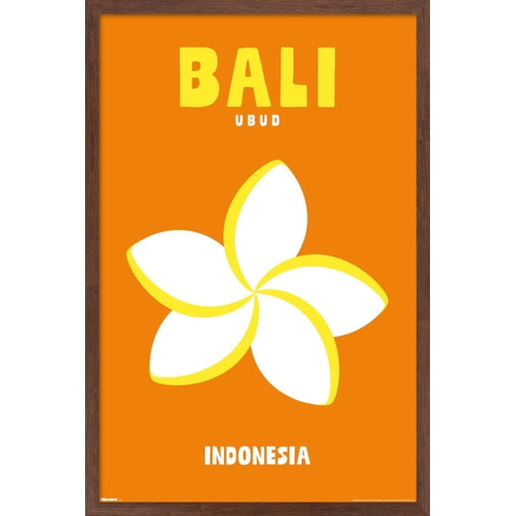 Reinders: Destinations - Destination Bali Wall Poster, 14.725" x 22.375" Framed
