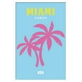 thumbnail image 1 of Reinders: Destinations - Destination Miami Wall Poster, 22.375" x 34" Framed, 1 of 5