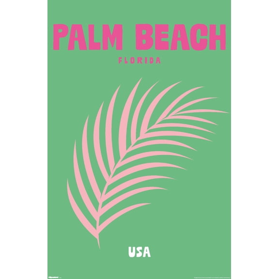 Reinders: Destinations - Destination Palm Beach Wall Poster, 22.375" x 34"