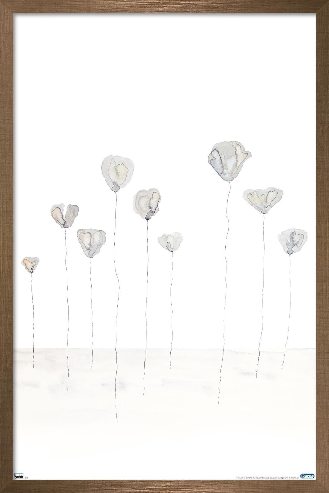 Reinders - Flowers Wall Poster, 22.375" x 34", Framed