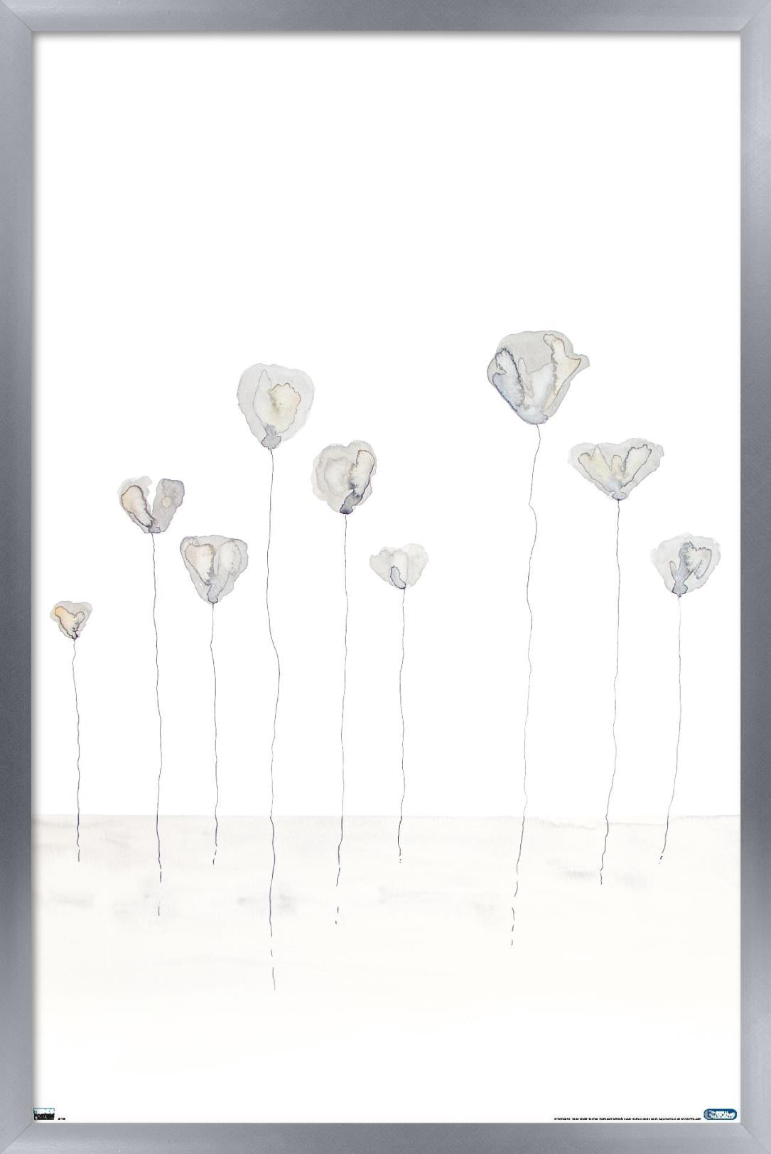 Reinders - Flowers Wall Poster, 22.375" x 34", Framed