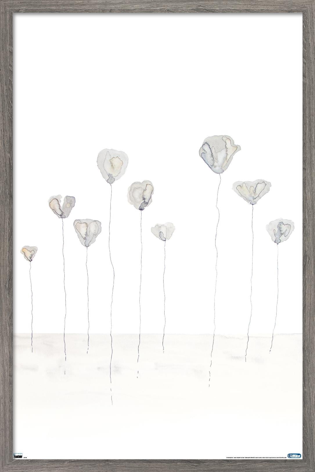 Reinders - Flowers Wall Poster, 22.375" x 34", Framed