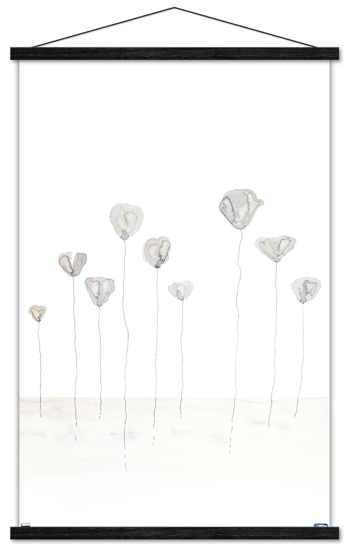 Reinders - Flowers Wall Poster with Magnetic Frame, 22.375" x 34"