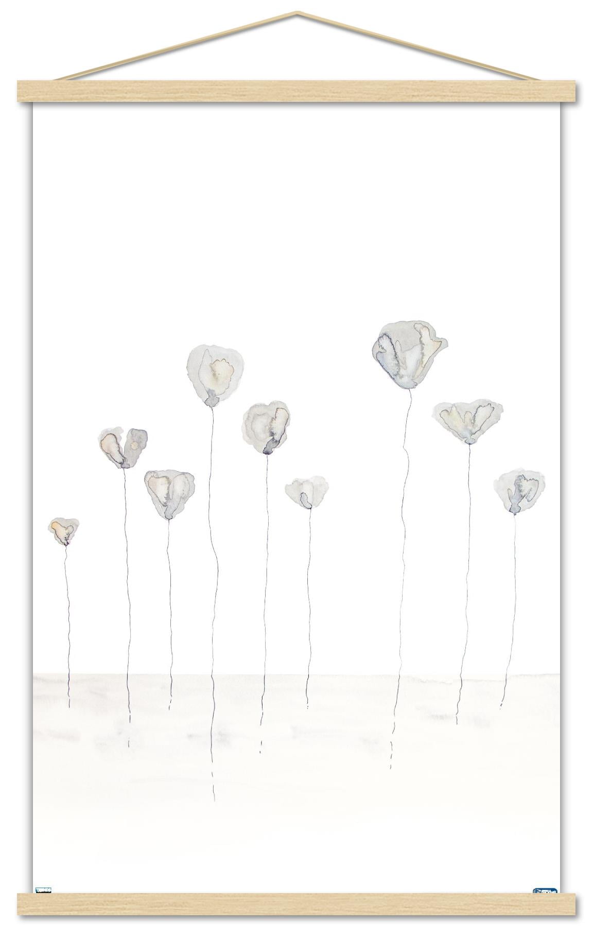 Reinders - Flowers Wall Poster with Magnetic Frame, 22.375" x 34"