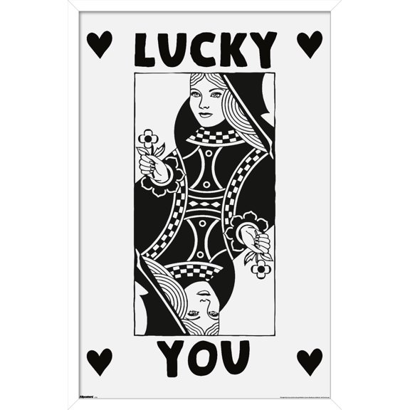 Reinders: Lucky - Lucky Card Wall Poster, 22.375" x 34" Framed